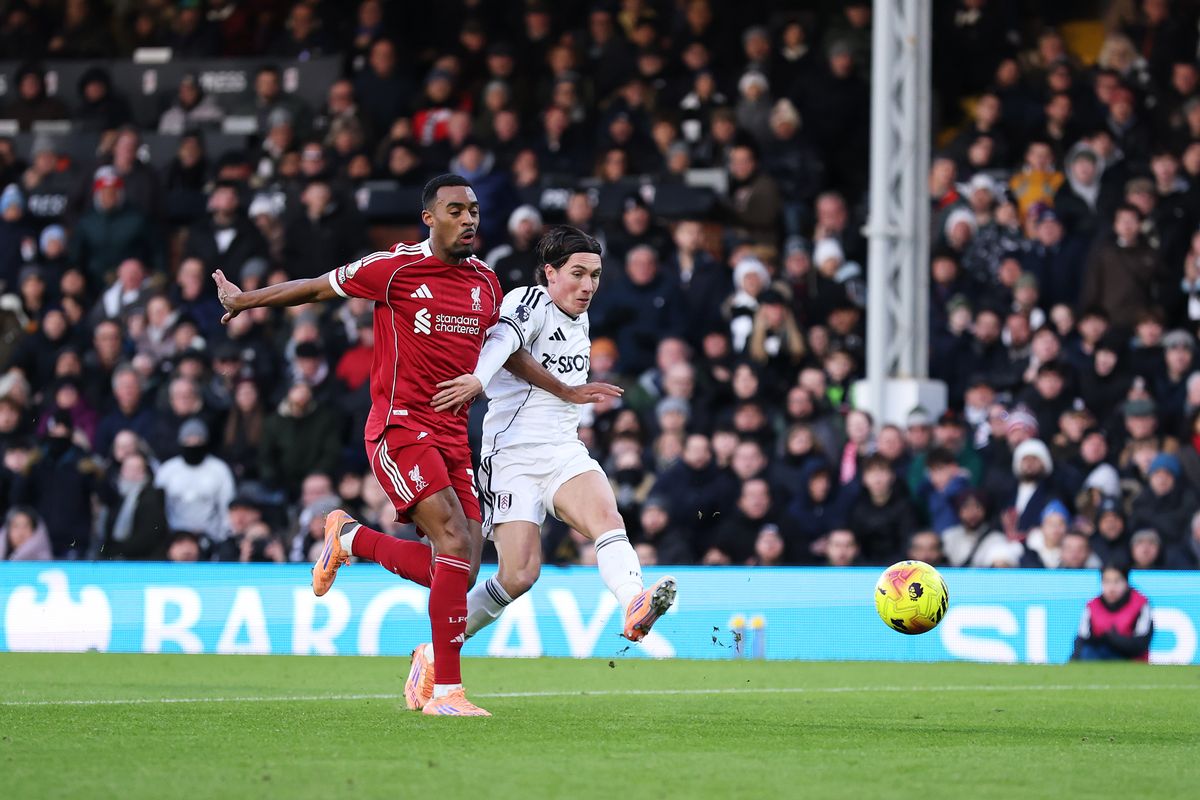 Harry Wilson scoring against Liverpool
