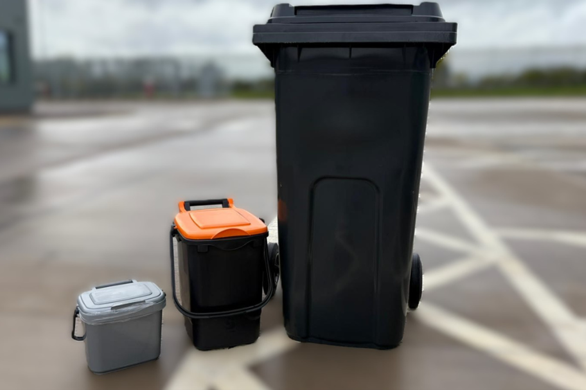 The new food waste caddies