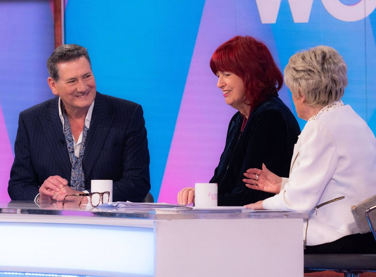 janet strset porter talking to tony hadley on Loose Women
