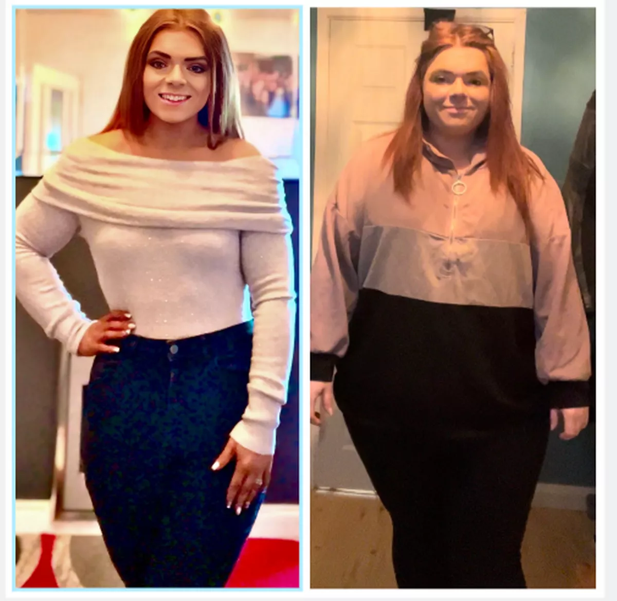 Natasha Stewart from Lisburn has lost over 9 stone in three years and is feeling great