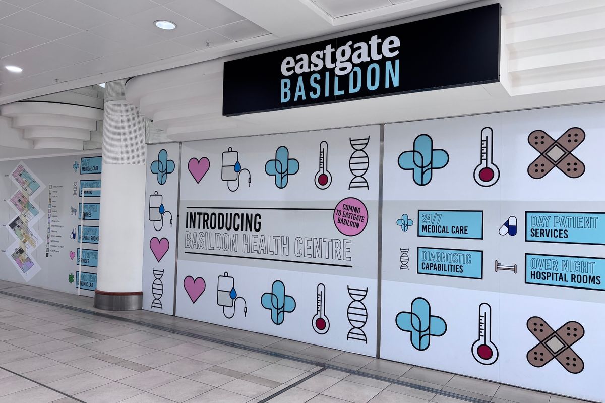 New mini hospital Eastgate Centre Basildon