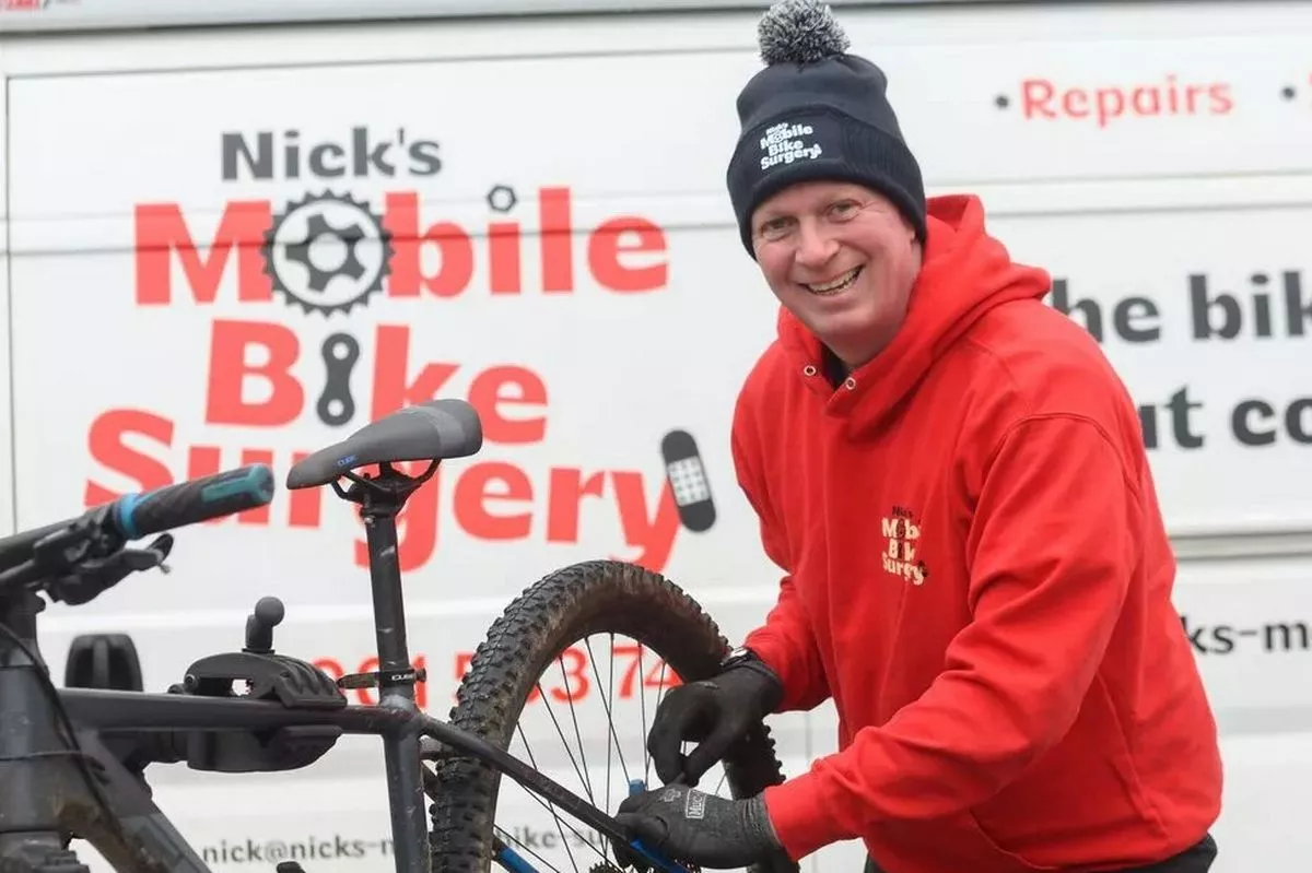 Nick Sharpe quit his high-flying executive role for a quieter life fixing bikes