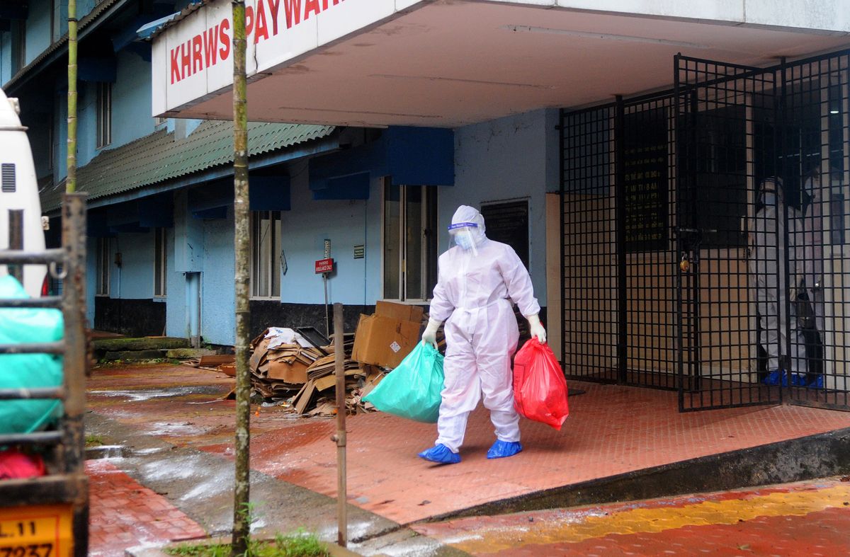 Medics were forced to turn a hospital into a Nipah virus isolation award in 2021 