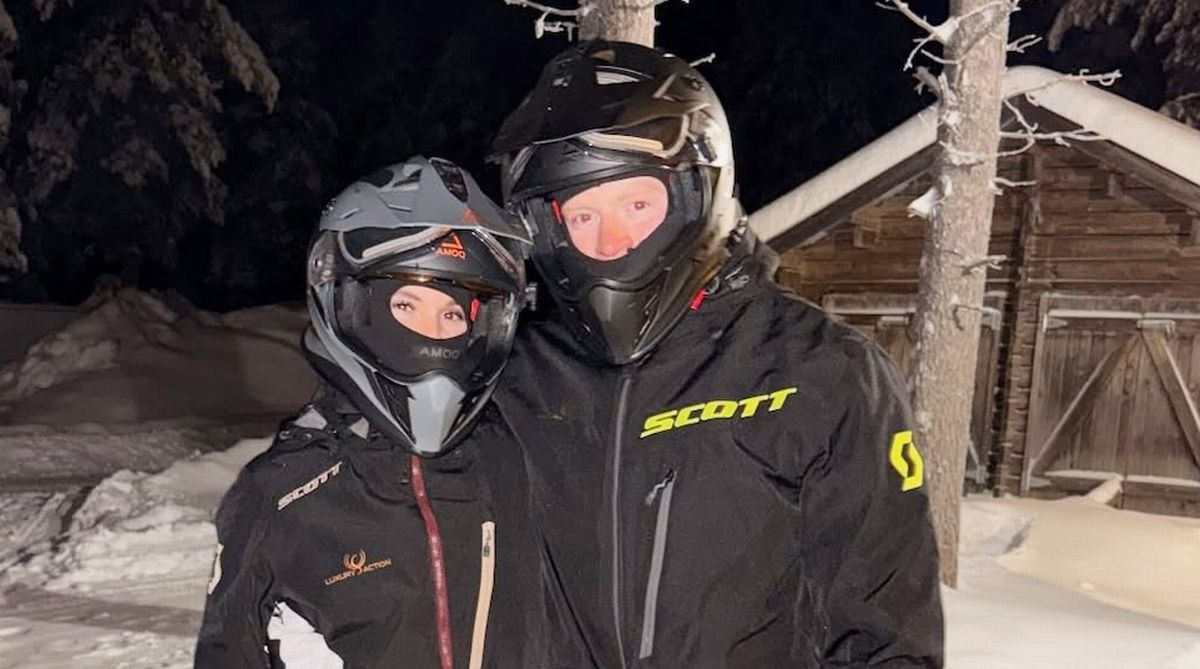 Holly Ramsay and Adam Peaty have jetted off on a festive trip days before their nuptials