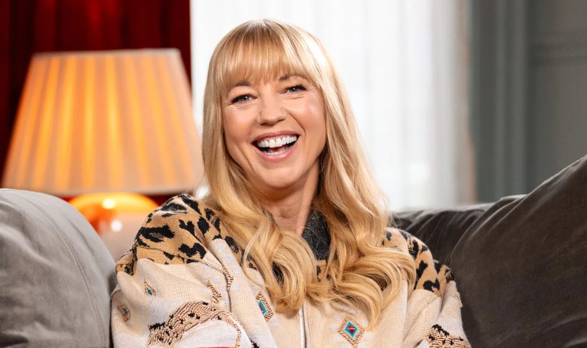 Sara Cox credits the supplement for keeping her iconic fringe looking fuller