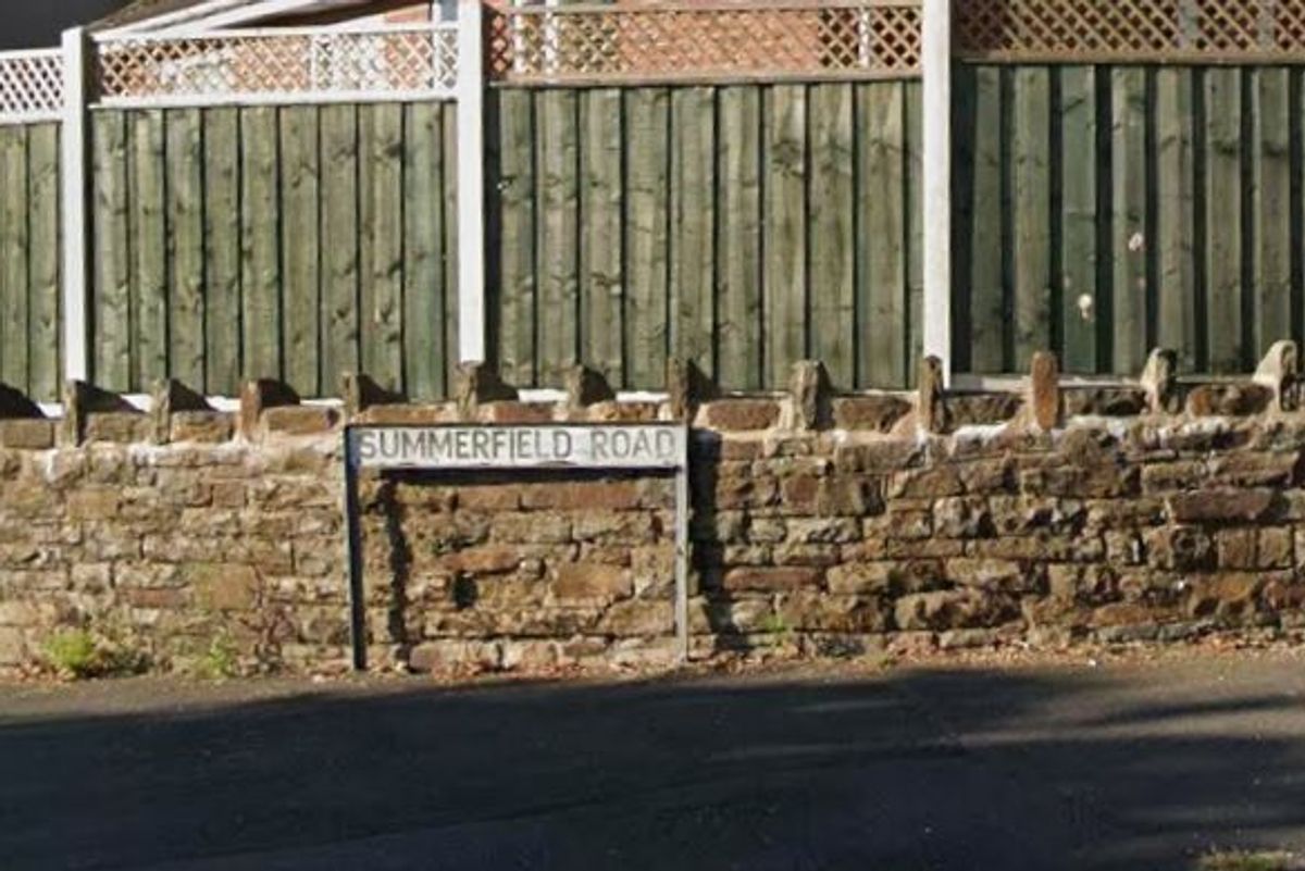 Summerfield Road was the scene of the incident