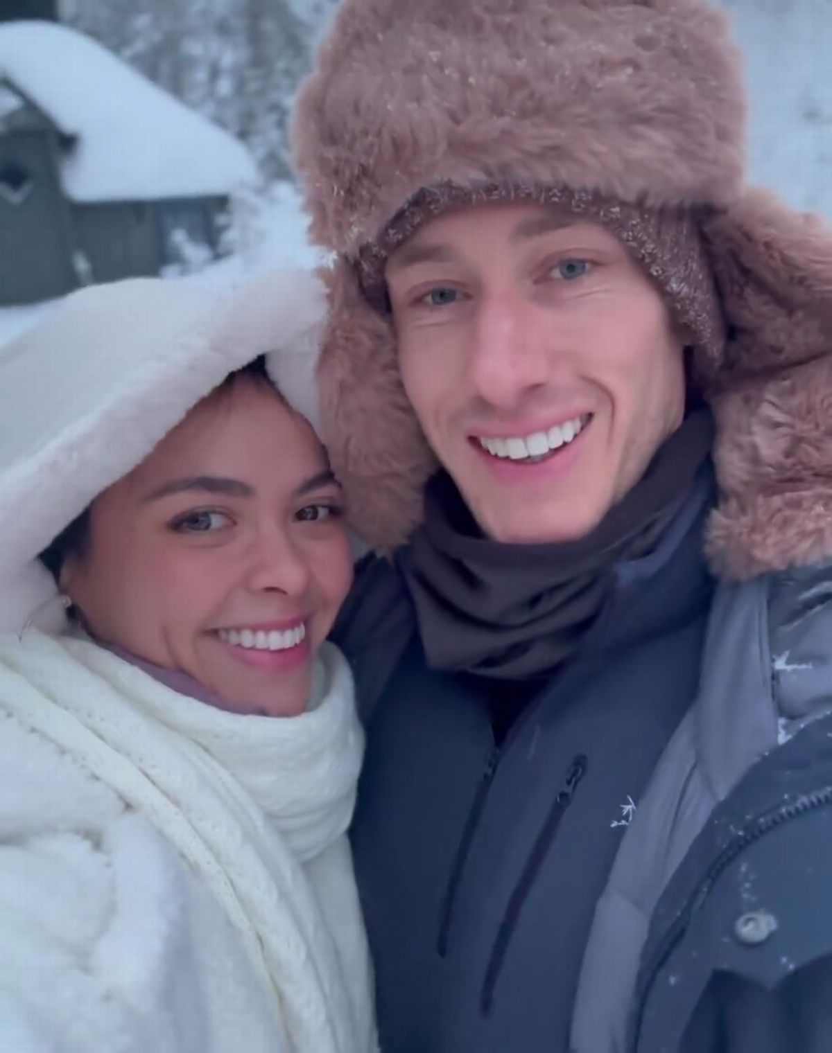 Vanessa said she knew she wanted to marry James since their Lapland trip last year