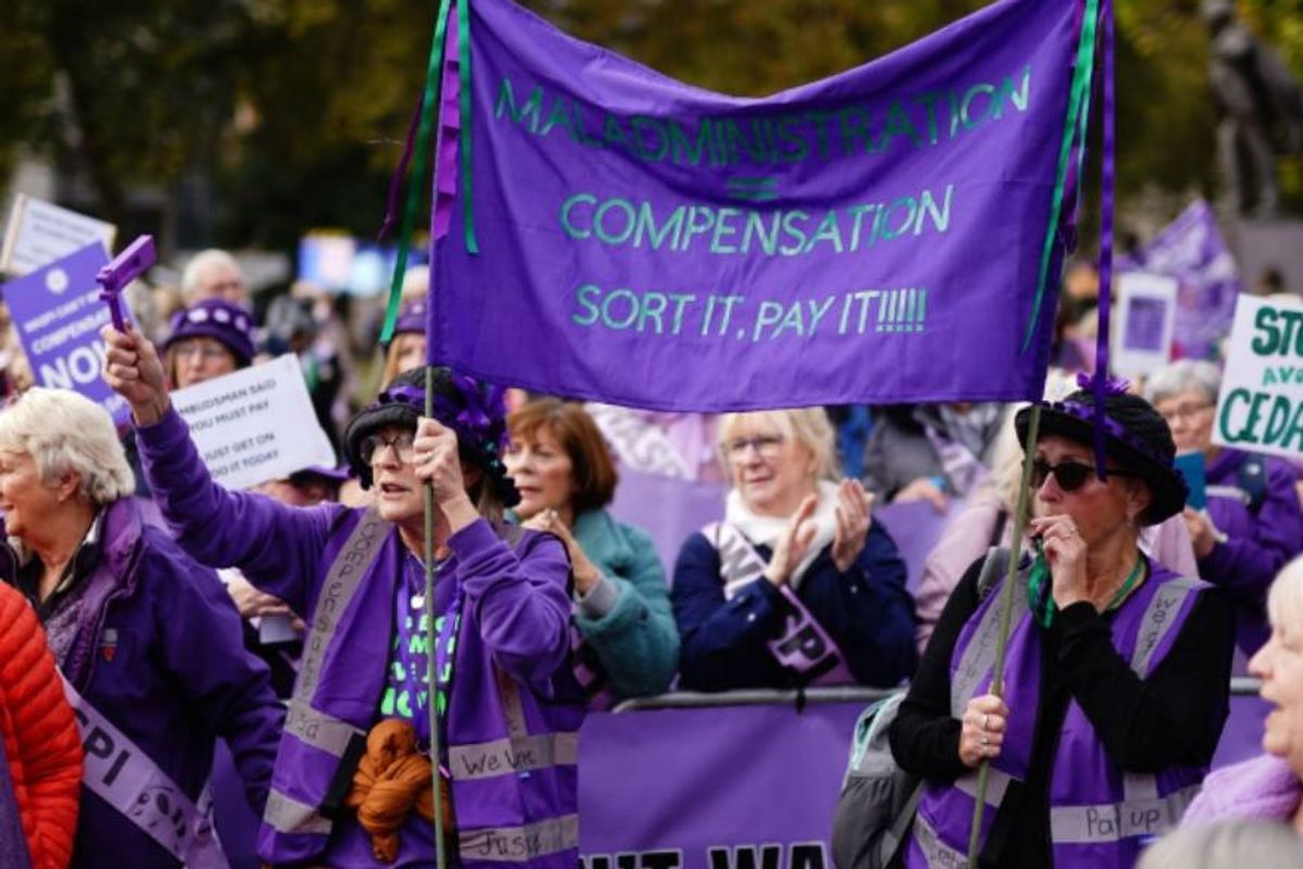 WASPI campaigners are calling for compensation