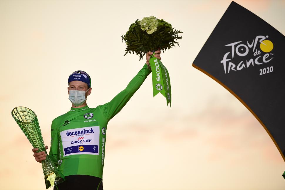 Sam Bennett wins the green jersey, 2020 Tour de France