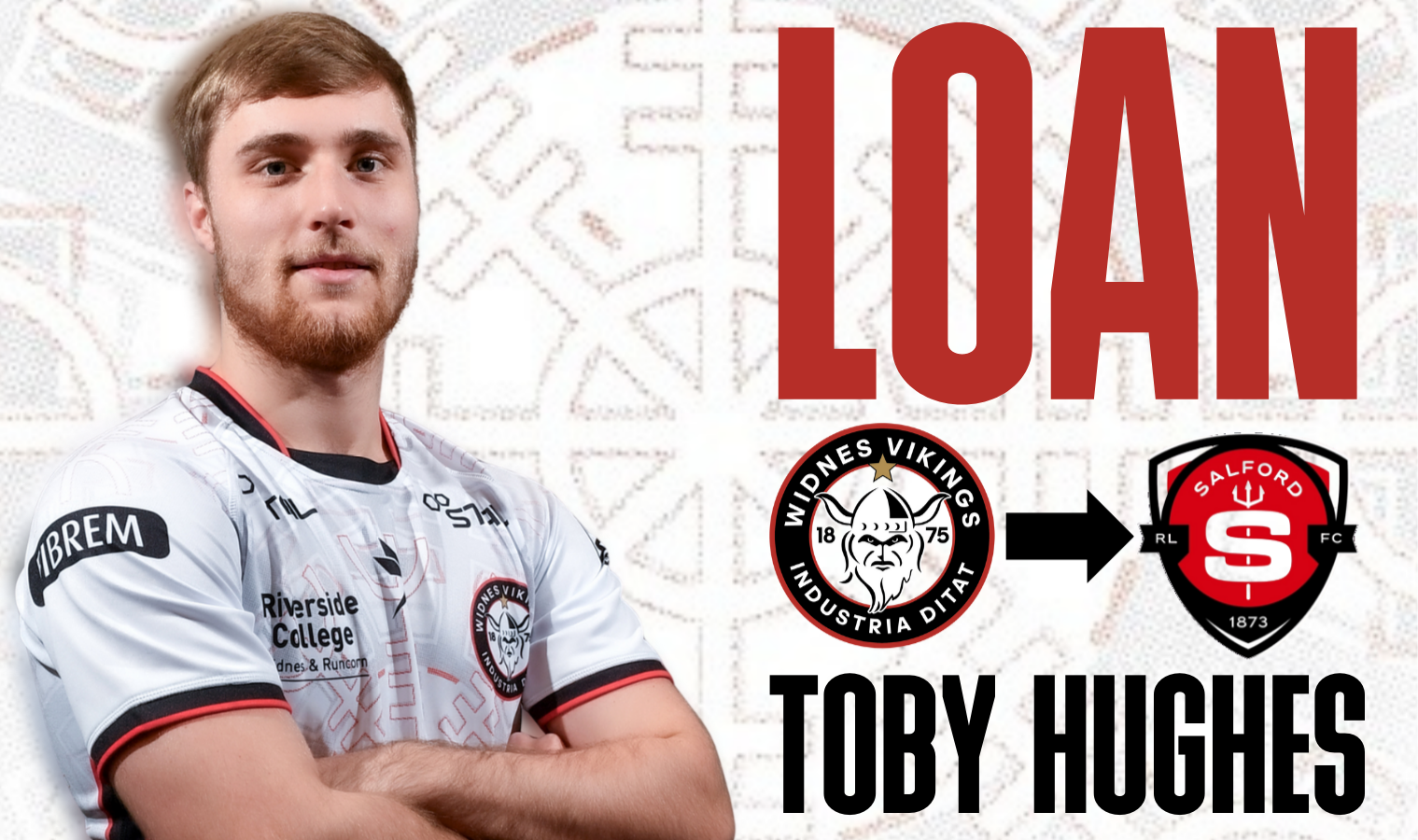 TOBY HUGHES JOINS SALFORD ON LOAN