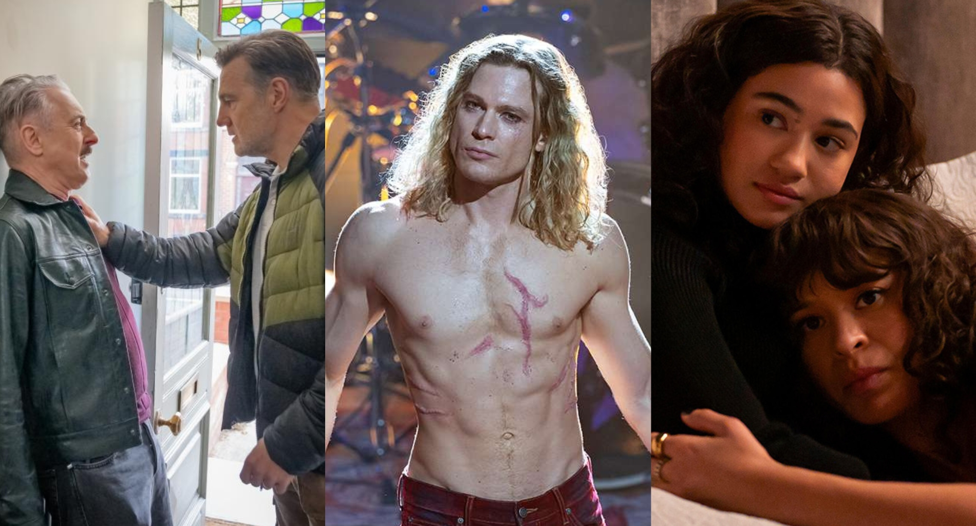 stills from Tip Toe, Interview with a Vampire and Tell Me Lies