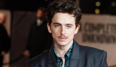 Actor Timothée Chalamet talking about his time in Dorset