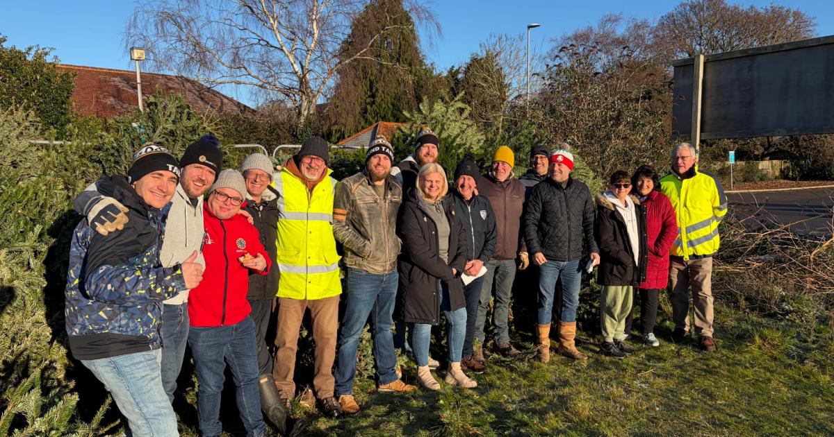 Christchurch volunteers recycle Christmas trees for charity