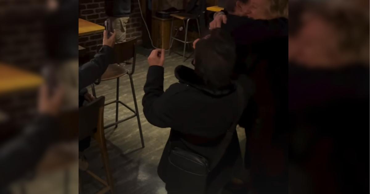 Rod Stewart surprises fans at Falkirk pub after Celtic game