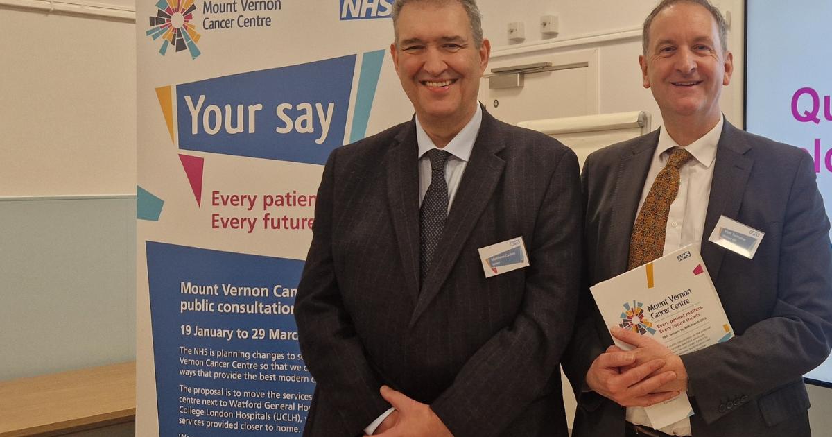 Mount Vernon to Watford General move - consultation launched