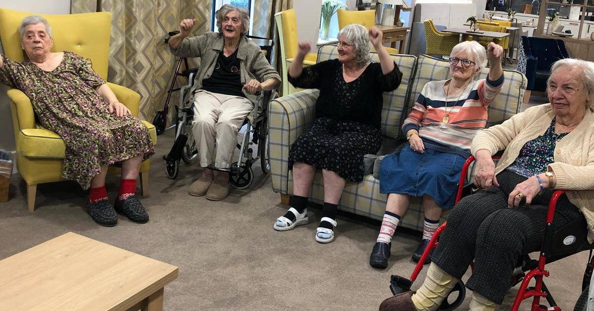 Care home residents in York start new exercise routine