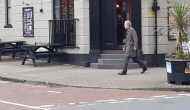 Movie star Bill Nighy back in Wirral filming A Town in Nova Scotia