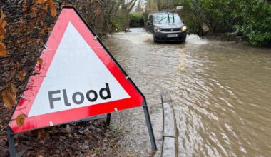 24 flood alerts issued in Sussex amid Storm Chandra