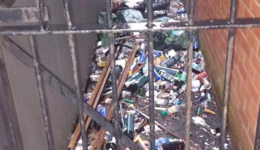 Litter and fly-tipping dumped near High Wycombe Travelodge