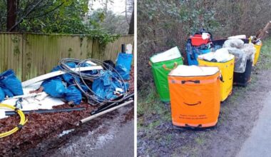 Bracknell Council: Fly-tipping in Warfield and Winkfield