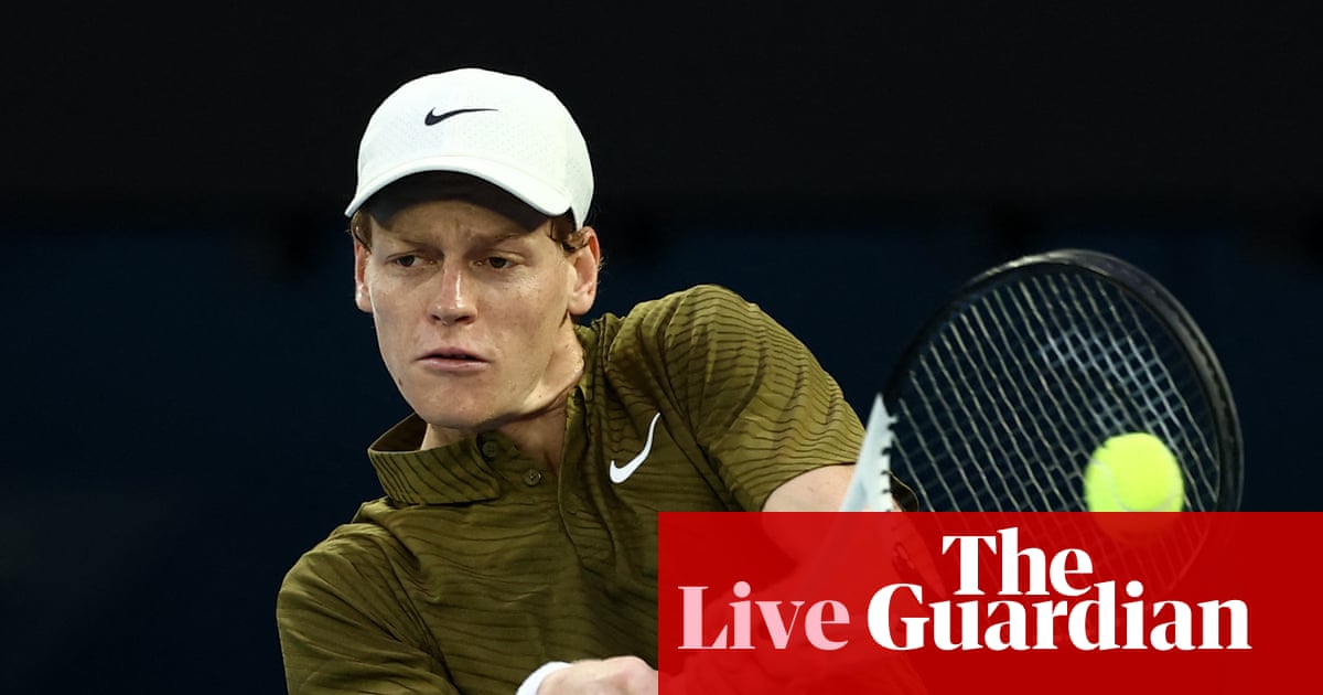 Australian Open 2026: Ben Shelton v Jannik Sinner – live | Australian Open 2026
