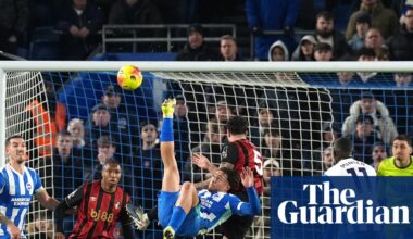 Kostoulas’s brilliant bicycle kick rescues point for Brighton against Bournemouth | Premier League
