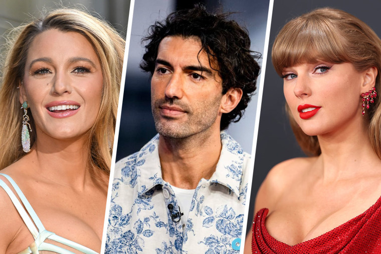Blake Lively, Justin Baldoni and Taylor Swift.