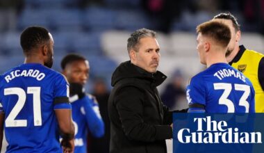 Leicester City sack Martí Cifuentes after dropping to 14th in Championship | Leicester City