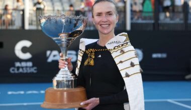 Elina Svitolina claims 19th WTA title with victory over Wang Xinyu in Auckland