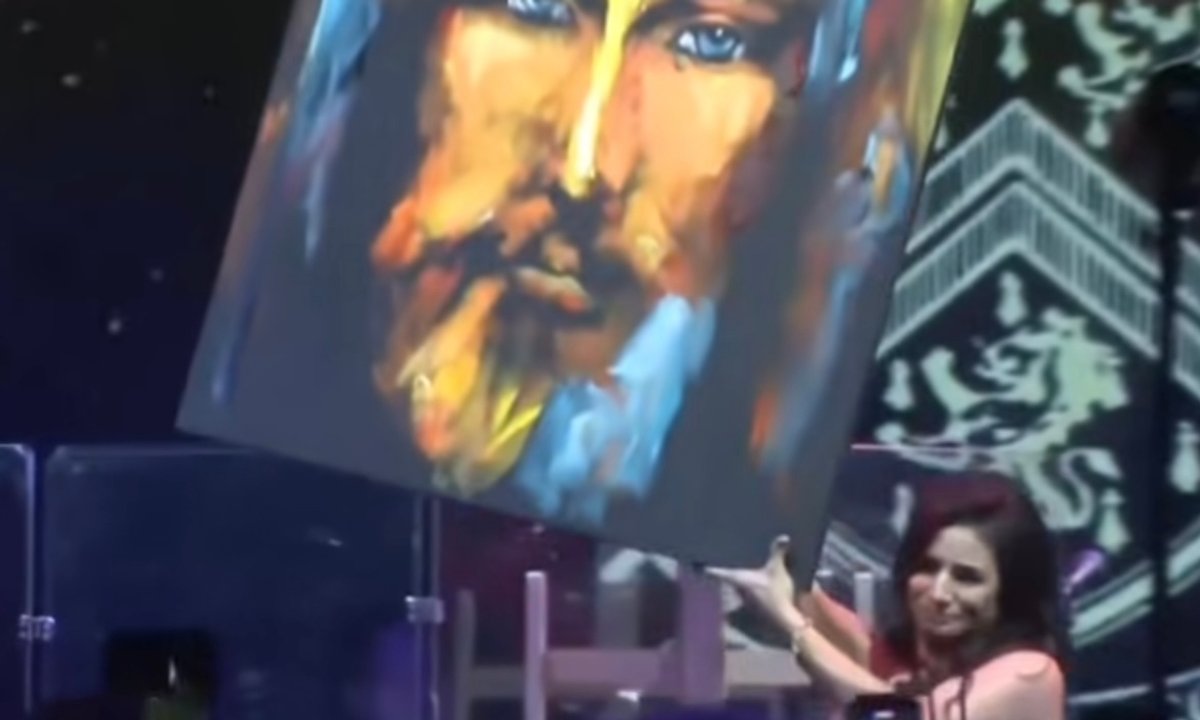 Sweet Jesus—Trump auctions off a Christ painting made in ten minutes - The Art Newspaper