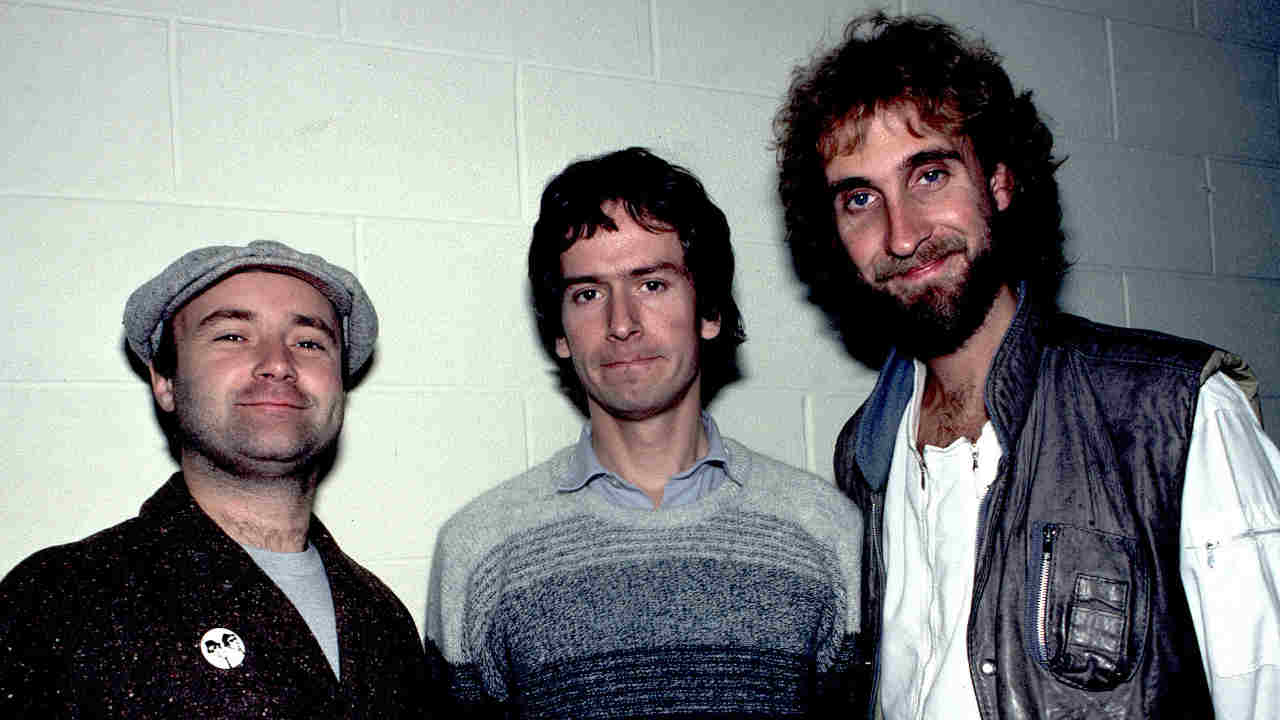 Genesis posing for a photograph in 1980