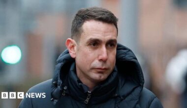 David Coote arriving at Nottingham Crown Court