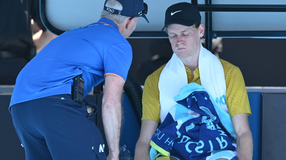 Extreme heat rule saves cramping Jannik Sinner at Australian Open