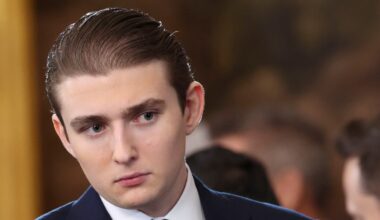 Barron Trump ‘saved woman’s life’ in London