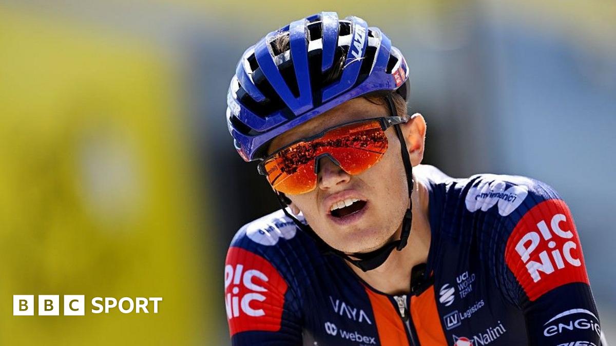 Oscar Onley during the Tour de France