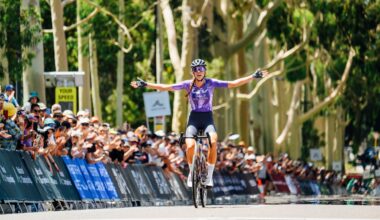 First-year pro Mackenzie Coupland wins Australia's elite women's road race title with late solo move