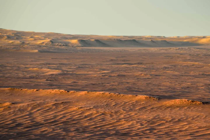 Image of Perseverance's landing site in Jezero crater. Credit - Kevin Gill