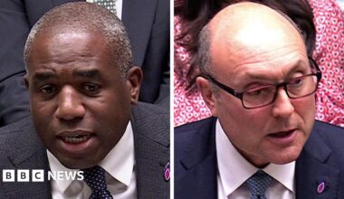 PMQs live updates: Andrew Griffith presses David Lammy on business rates