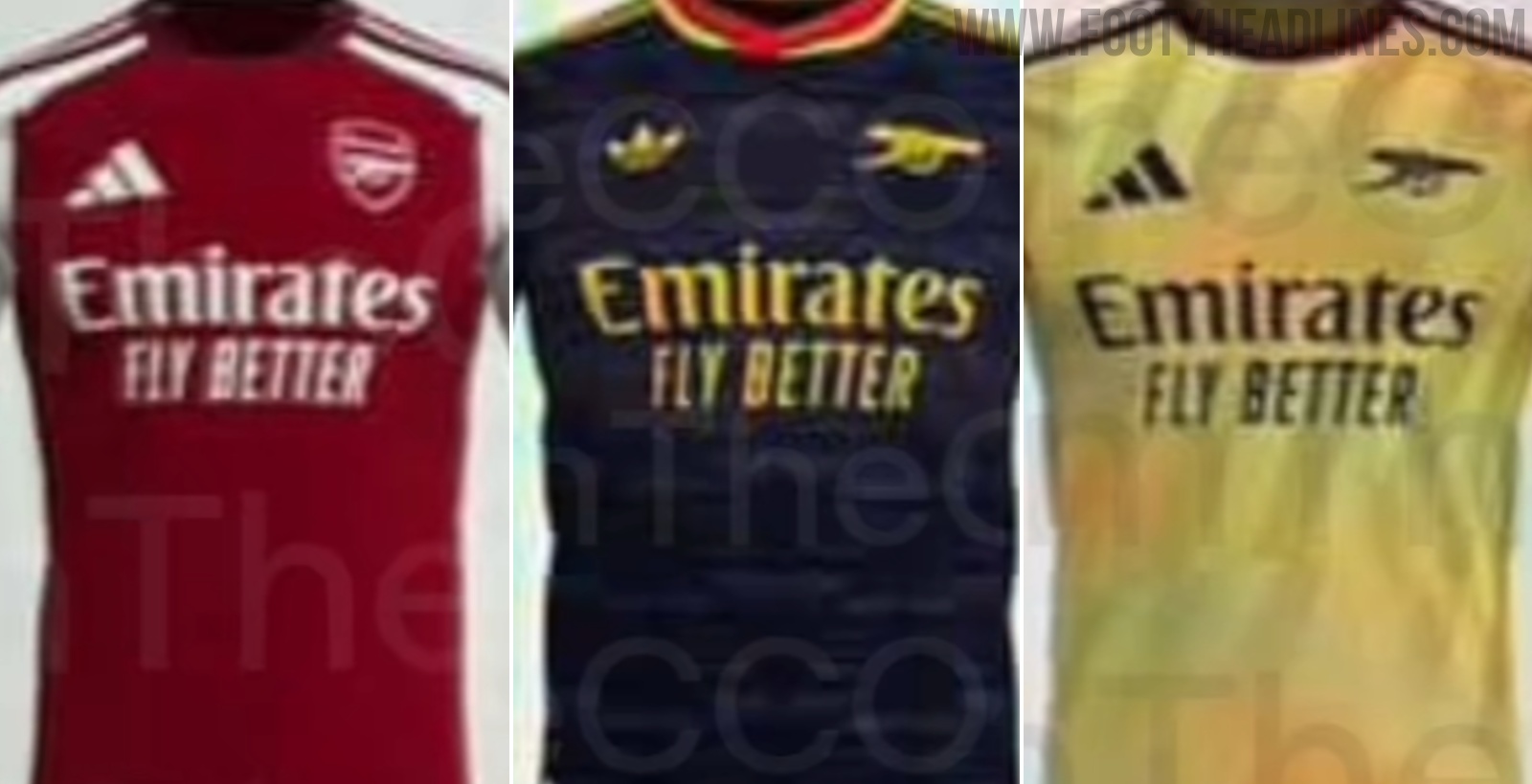 Arsenal 26-27 Home, Away & Third Kits Leaked