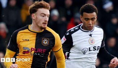 Bromley 2-0 Newport County: League Two leaders too strong for strugglers