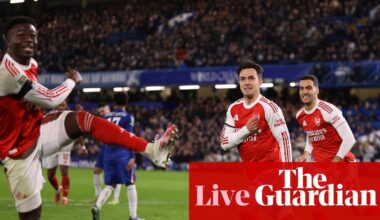 Chelsea 2-3 Arsenal: Carabao Cup semi-final first leg – as it happened | Carabao Cup