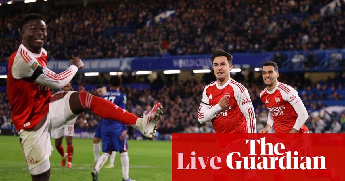 Chelsea 2-3 Arsenal: Carabao Cup semi-final first leg – as it happened | Carabao Cup