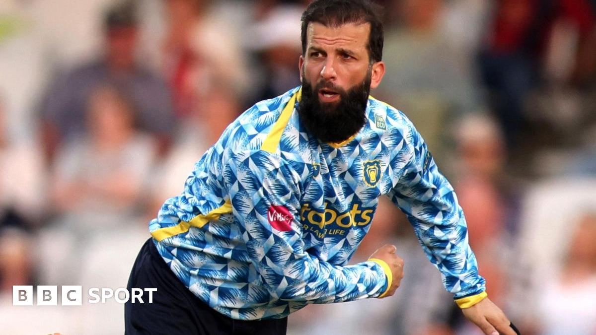 Moeen Ali in action for Warwickshire in the T20 Blast
