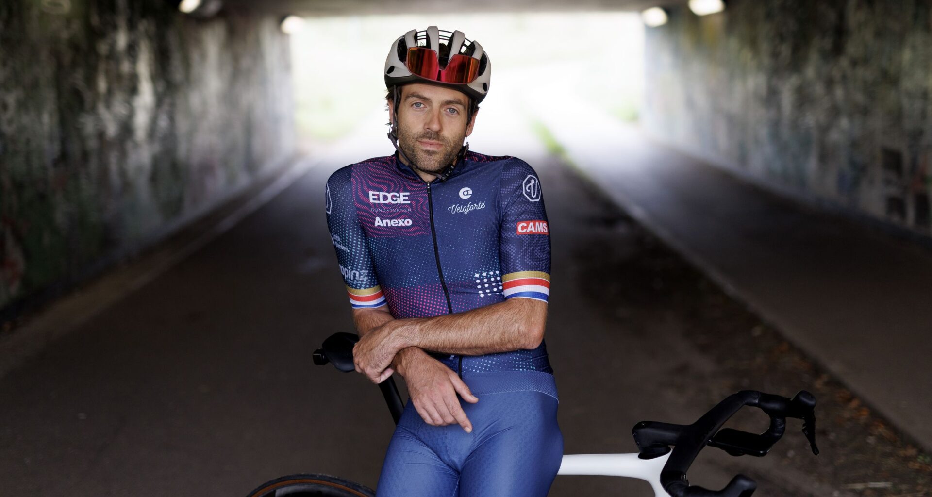 Alex Dowsett, the ex professional road cyclist, poses for a portrait near his home in Chelmsford on September 27th 2023 in Essex (Photo by Tom Jenkins/Getty Images)