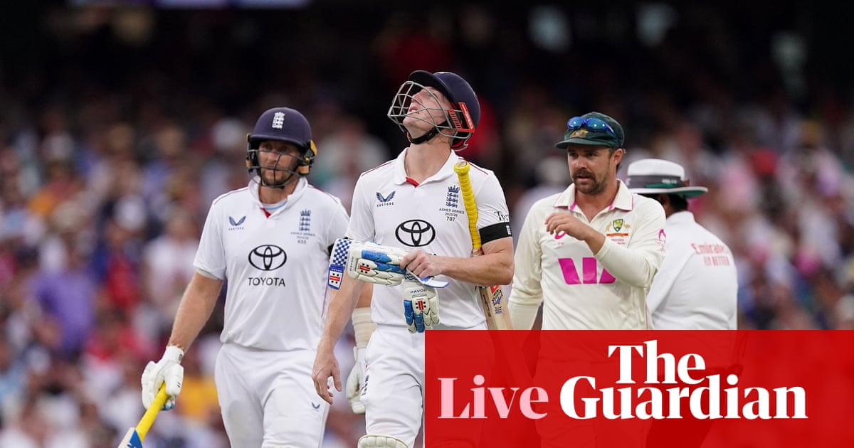 England reach 211-3 against Australia on day one of fifth Ashes Test – as it happened | Ashes 2025-26