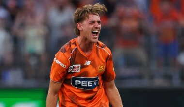 BBL 2025-26 - Mahli Beardman topples Steven Smith in 'pinnacle' moment