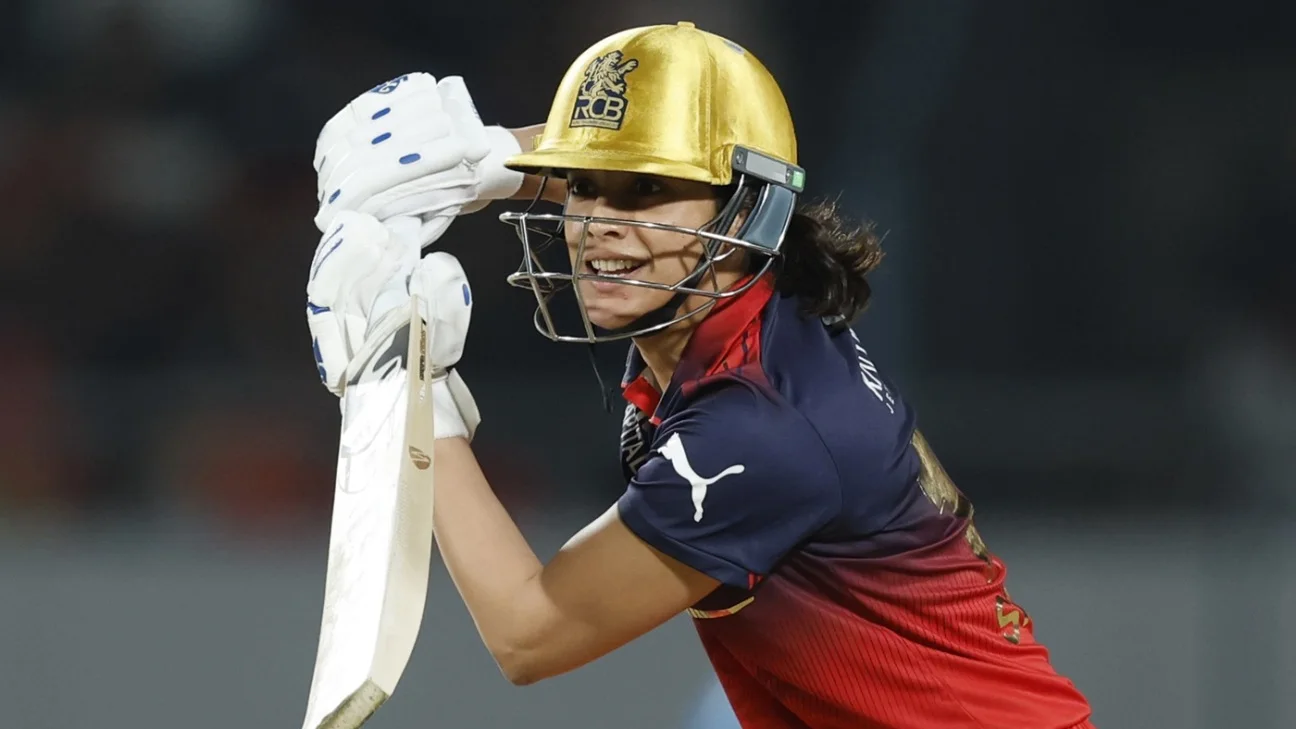 WPL 2026 - RCB vs UPW - Nadine De Klerk and Smriti Mandhana rise on Purple Cap and Orange Cap tables