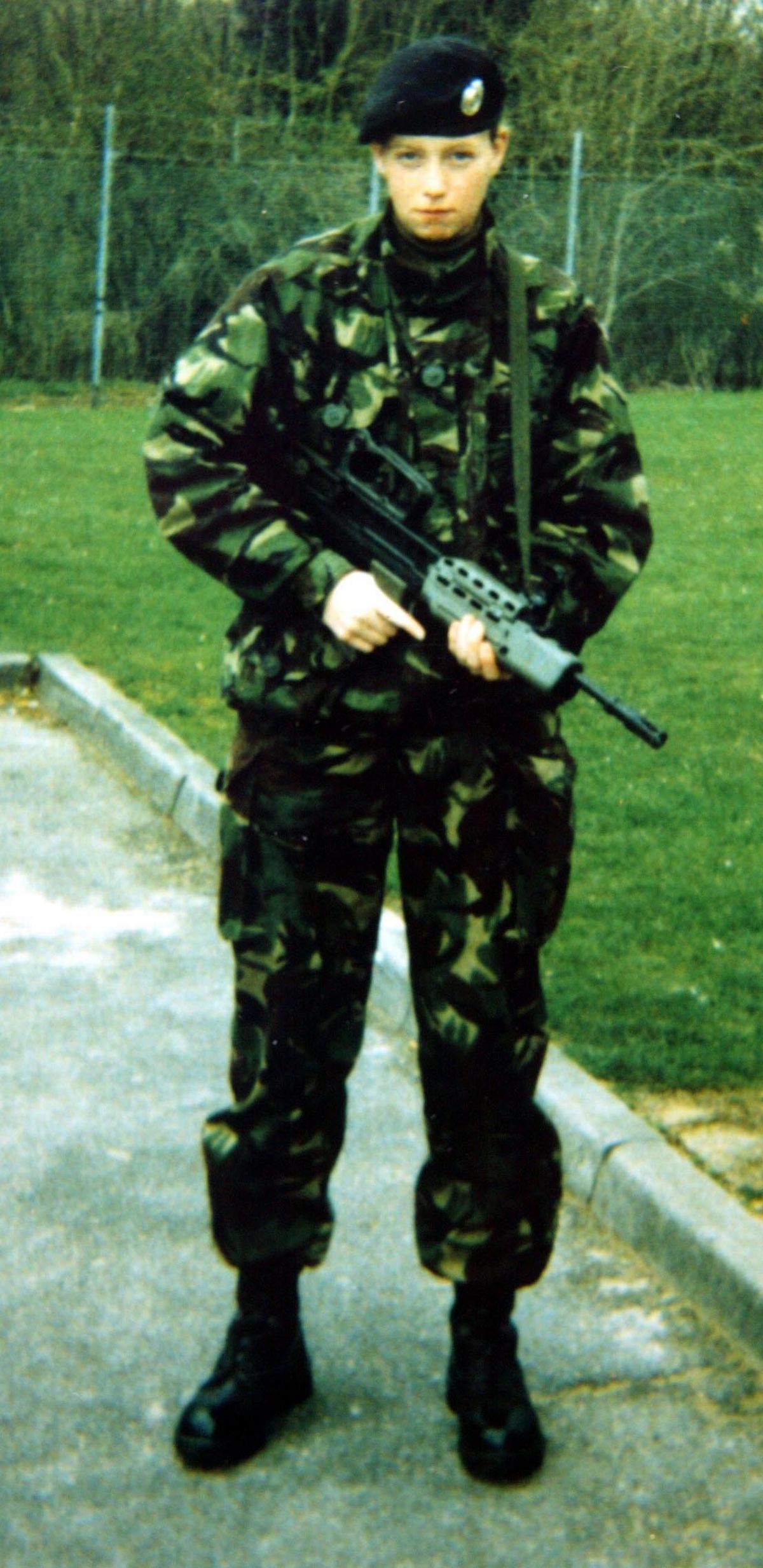 Jennifer Day around the time when she went to Iraq with the Army