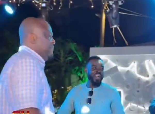 Watch Ibrahim Mahama hit the dance floor with Richard Nii Armah Quaye