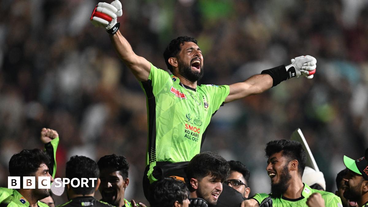Sikandar Raza celebrates